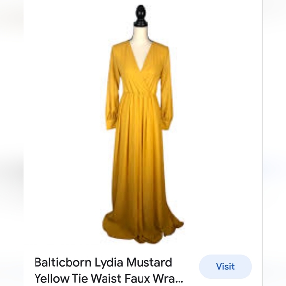 Baltic Born Dresses & Skirts - Lydia Faux Wrap Tie Waist Maxi Dress